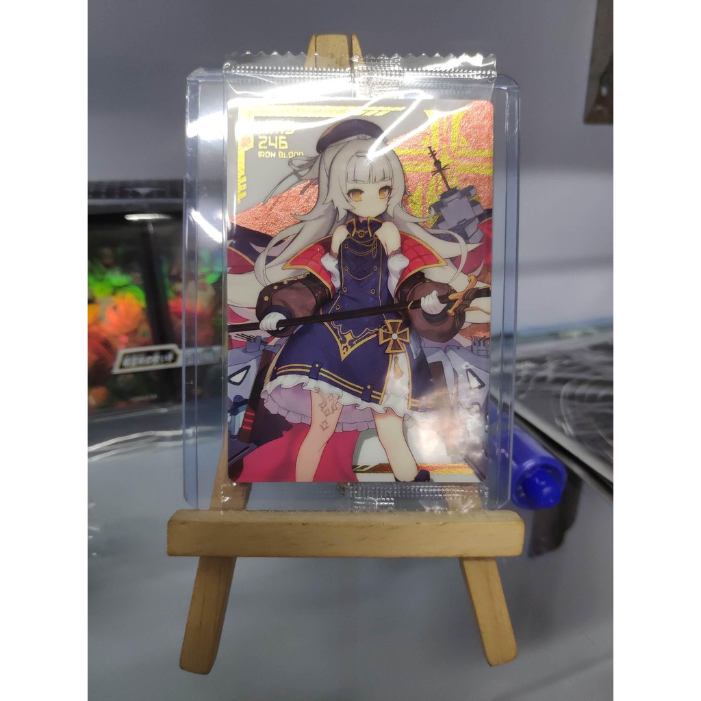 Thẻ bài sưu tầm bánh xốp Azur Lane - KMS Z46 - Tặng bọc bài nhựa bảo quản