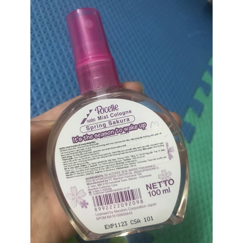 Nước Hoa Body Quyến Rũ Thơm Dịu Nhẹ 100ml