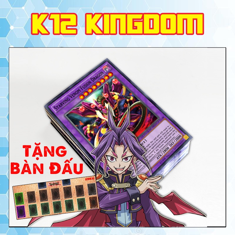 Bài Yugioh ❤️FREESHIP❤️ Thẻ bài Yugioh Predaplant Yuri deck 54 lá