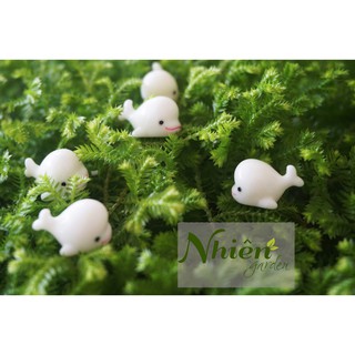SET 5 CÁ VOI ĐẦU BỰ - Phụ kiện trang trí tiểu cảnh, Terrarium