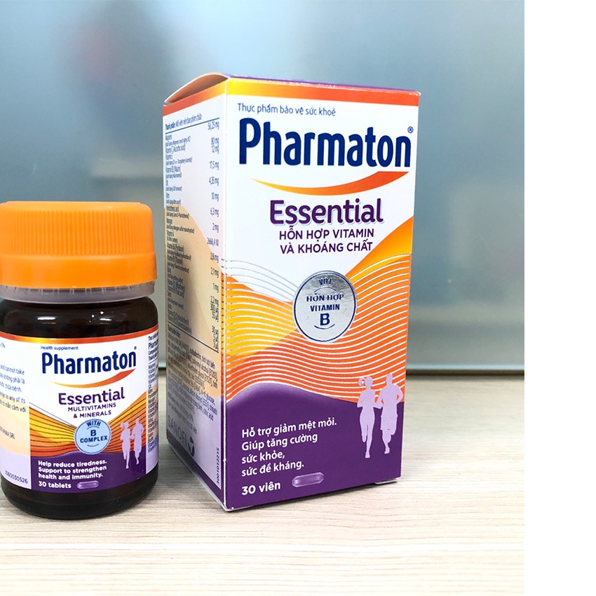 PHARMATON ESSENTIAL bổ sung vitamin hộp 30 viên , Gia hân