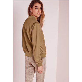 Áo bomber lụa bsk