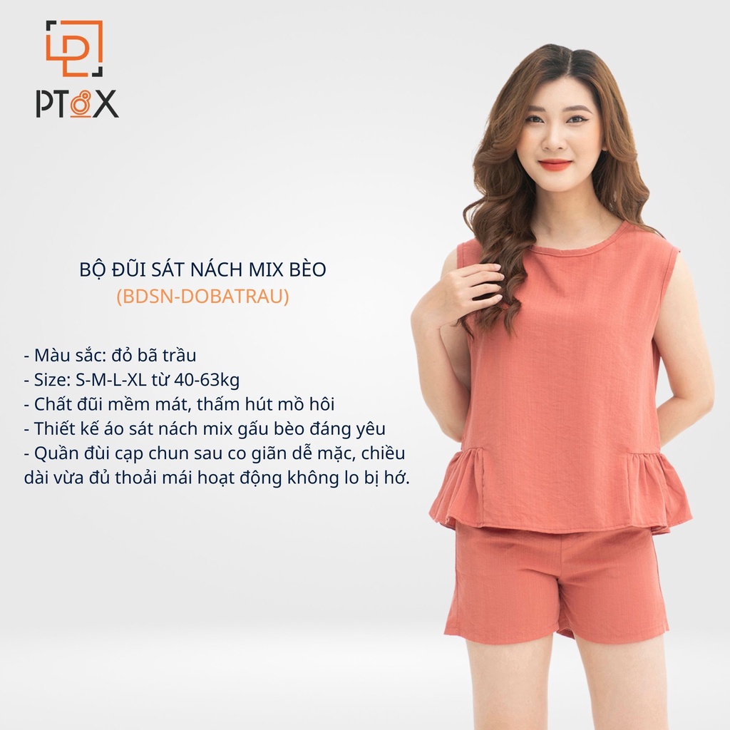 BỘ ĐŨI ĐÙI SÁT NÁCH GẤU BÈO XINH XẮN PT8X