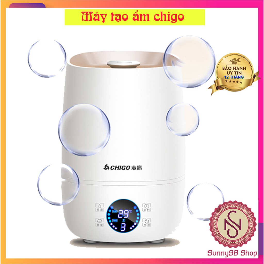 Máy điều hòa không khí, tạo ẩm mini trong gia đình dung tích 4L kèm chức năng hẹn giờ và 3 chế độ phun sương