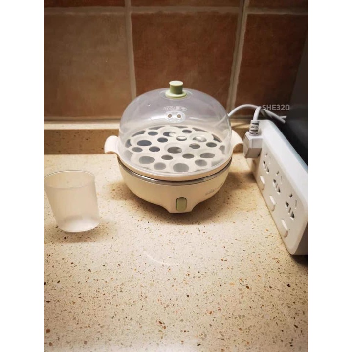 Máy Hấp Trứng Đa Năng 2 tầng mini Chính Hãng Bear ZDQ-B1401, 360w, hấp trứng, bánh bao, bánh bao, ngô, khoai