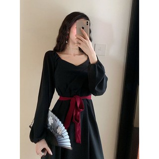 Đầm Tiểu Thư Nữ Tính Nịch Eo Tôn Dáng