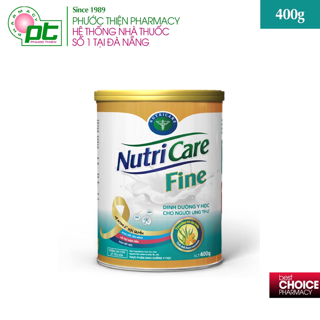 NutriCare Fine - Dinh Dưỡng Y Học Cho Người Ung Thư Lon 900g