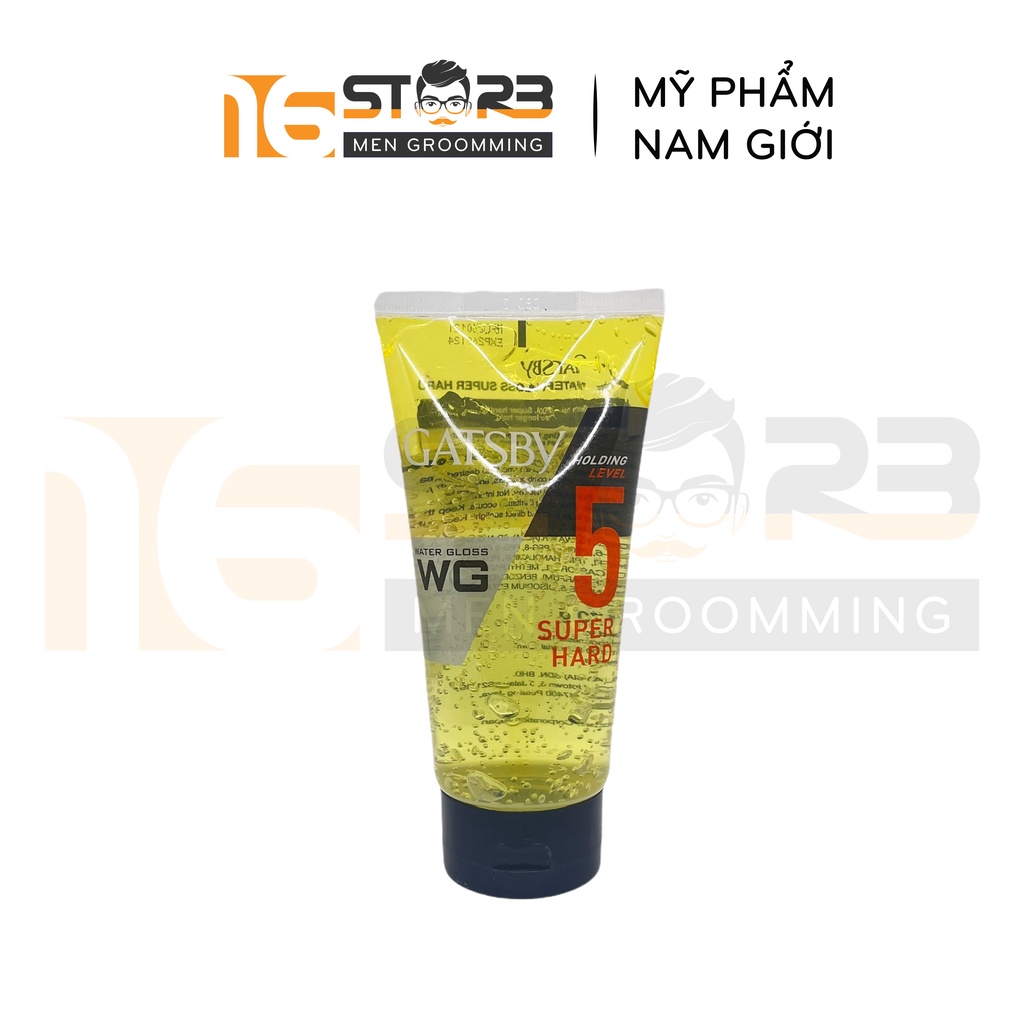 Gel Vuốt Tóc Gatsby Water Gloss Super Hard, Ultimate Hold 170g