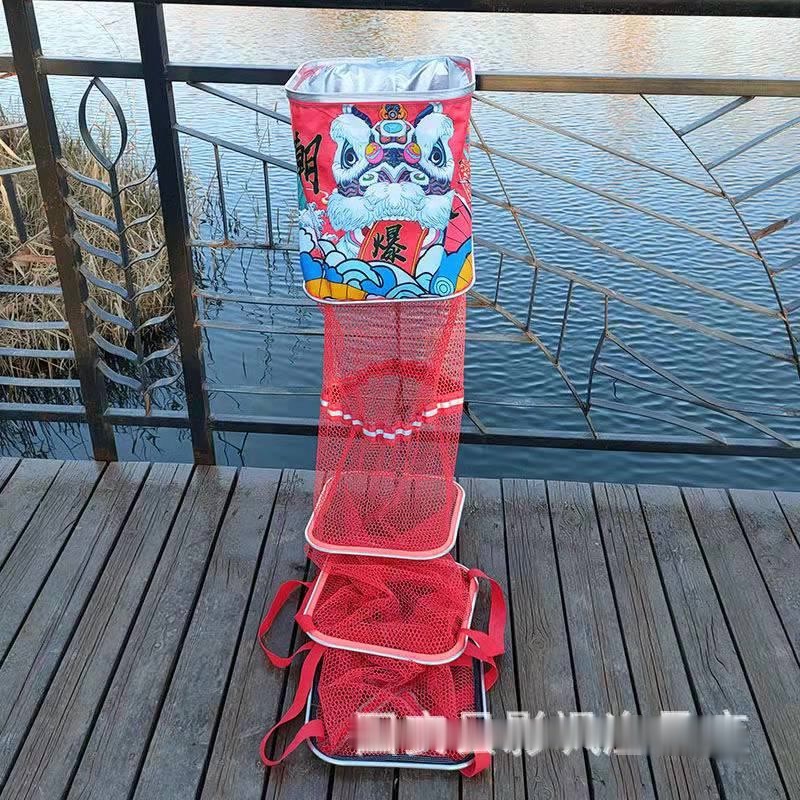 Rọng Đựng Cá Vuông khung Kim Loại Cao Cấp