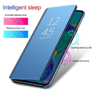 Ốp điện thoại nắp gương gập cho Oppo A3s A37 A71 F1S K3 Realme 6 6Pro X 5 5 PRO