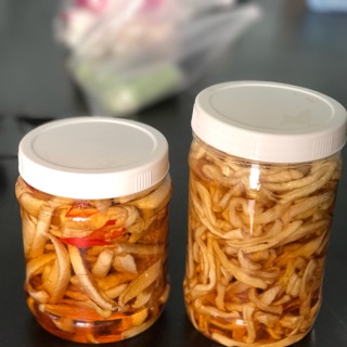 Củ cải ngâm mắm đường