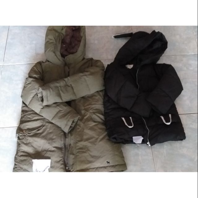 Combo 2 áo phao lông vũ