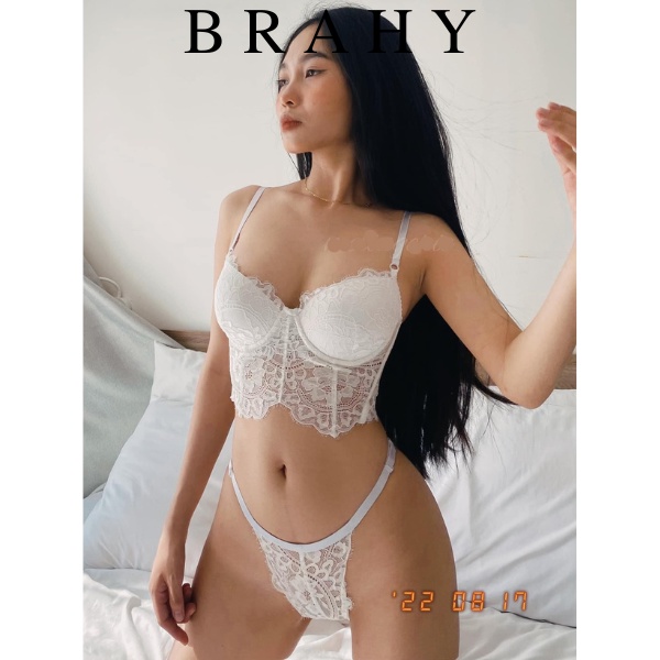 Set nội y gọng trắng mi thiết kế cao cấp BRAHY 148