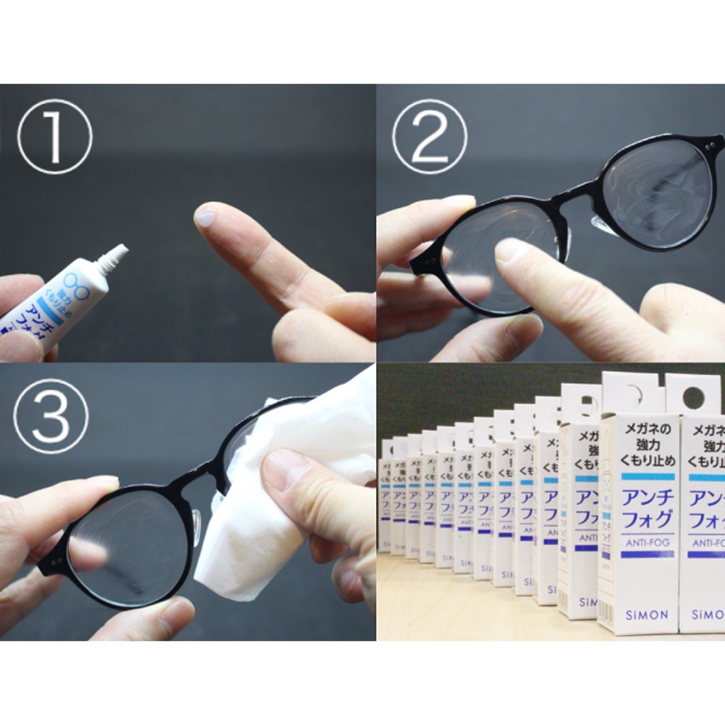 Gel lau kính Anti Fog chống sương mù mắt kính cận chống bám hơi nước lên tới 8 tiếng | BigBuy360 - bigbuy360.vn