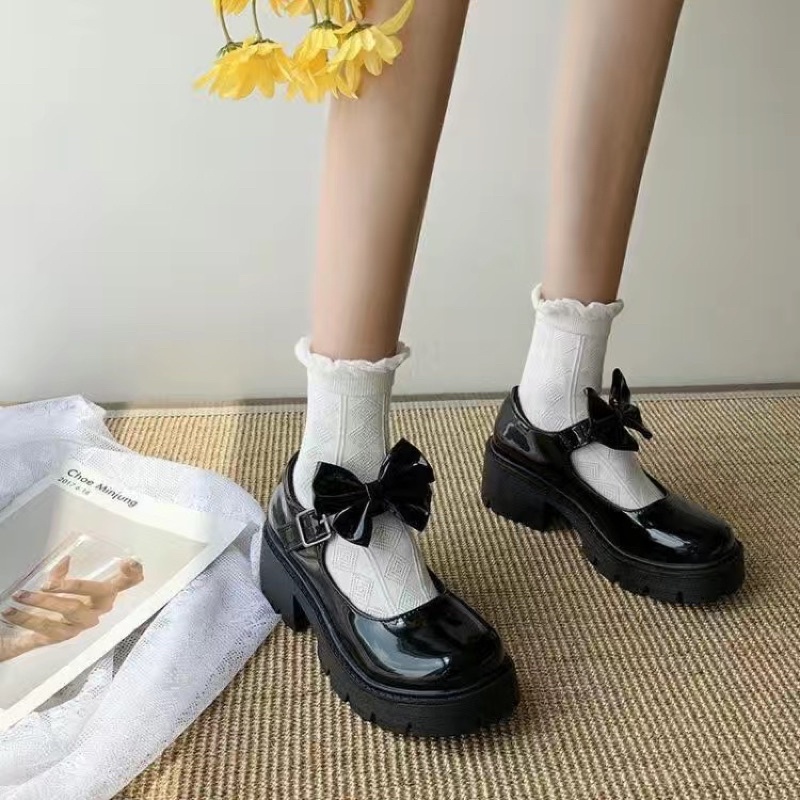GIÀY LOLITA XINH ĐẾ CAO THẤP