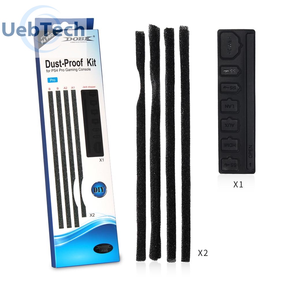 Bộ kit đồ chêm bịt lưới chống bụi cho máy chơi game PS4 Pro