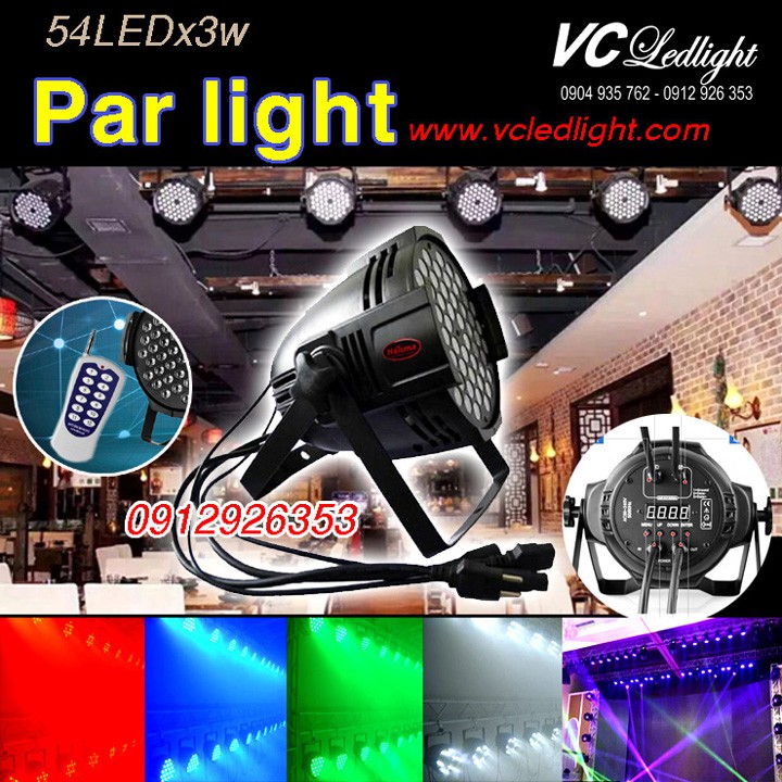 ĐÈN SÂN KHẤU PAR LIGHT 54X3W