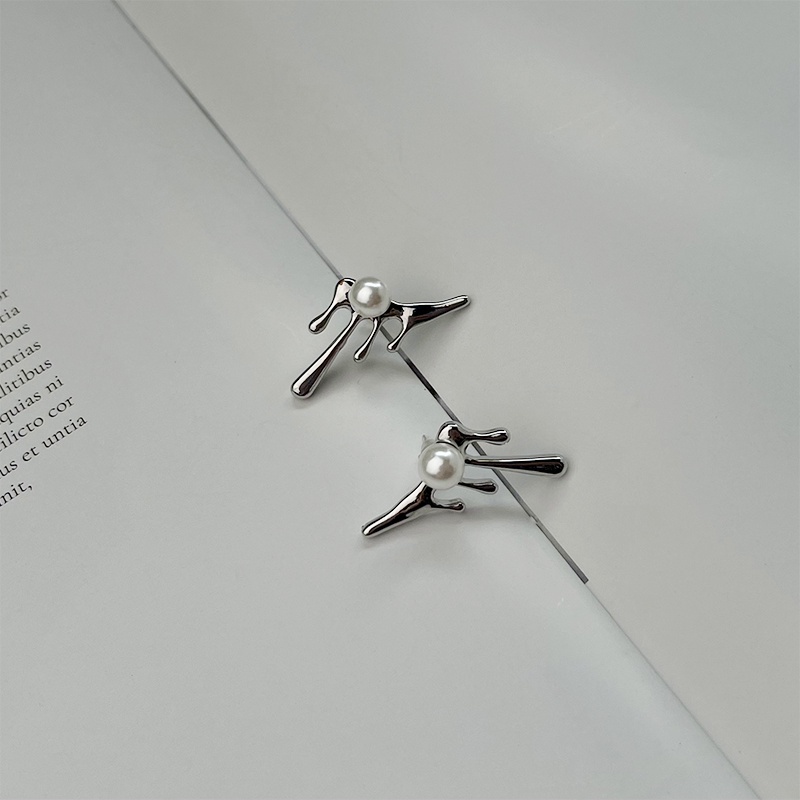 Bông Tai Hình Giọt Nước Đính Ngọc Trai Cao Cấp Thời Trang Cho Nữ