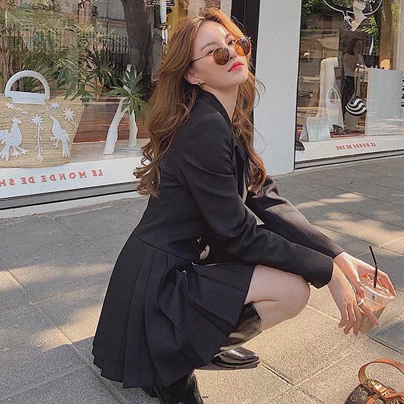 Váy vest dập ly [ SIÊU SALE 50%] tôn dáng