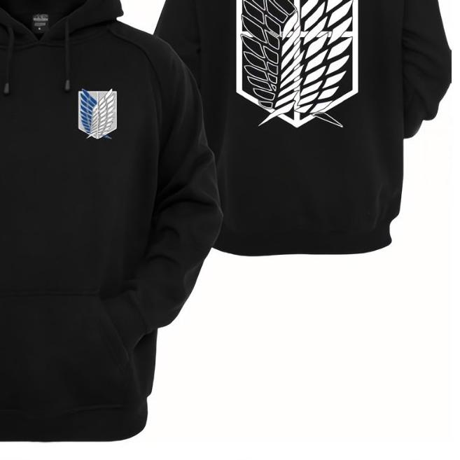 ○ Áo Khoác Hoodie In Hình Anime Attack On Titan Dành Cho Nam Nữ / Thanh Thiếu Niên