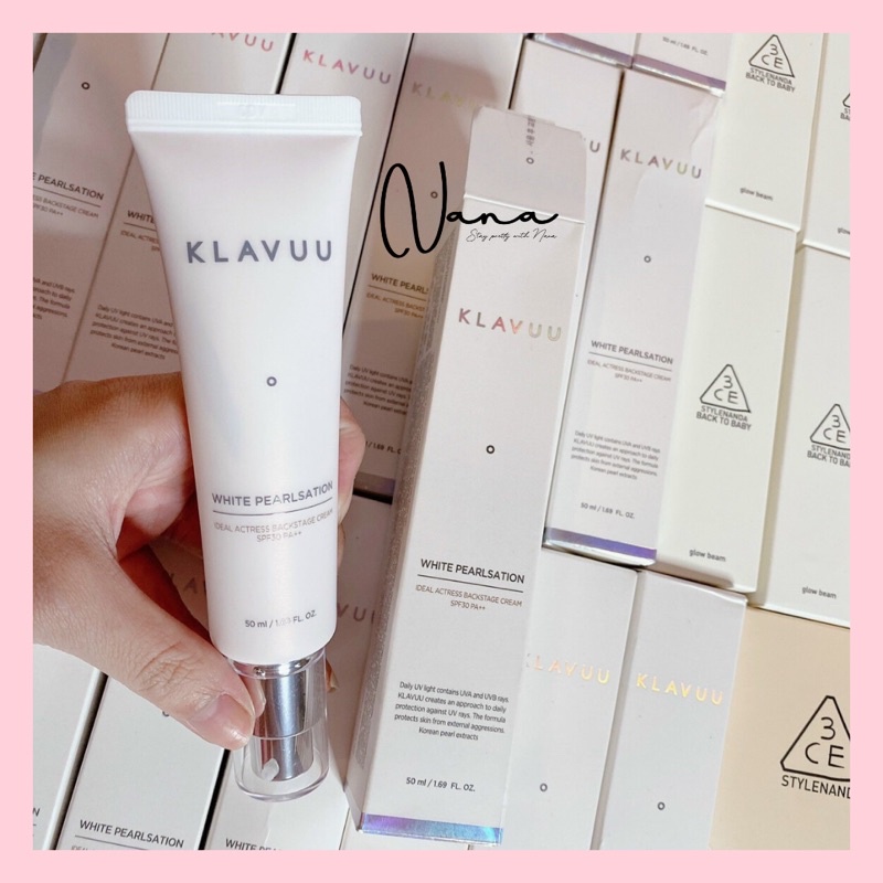  Kem Lót Klavuu White Pearlsation Ideal Actress Backstage Cream SPF30 PA++
