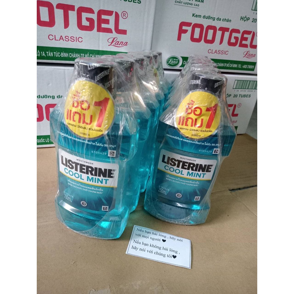Nước xúc miệng listerine 250ml