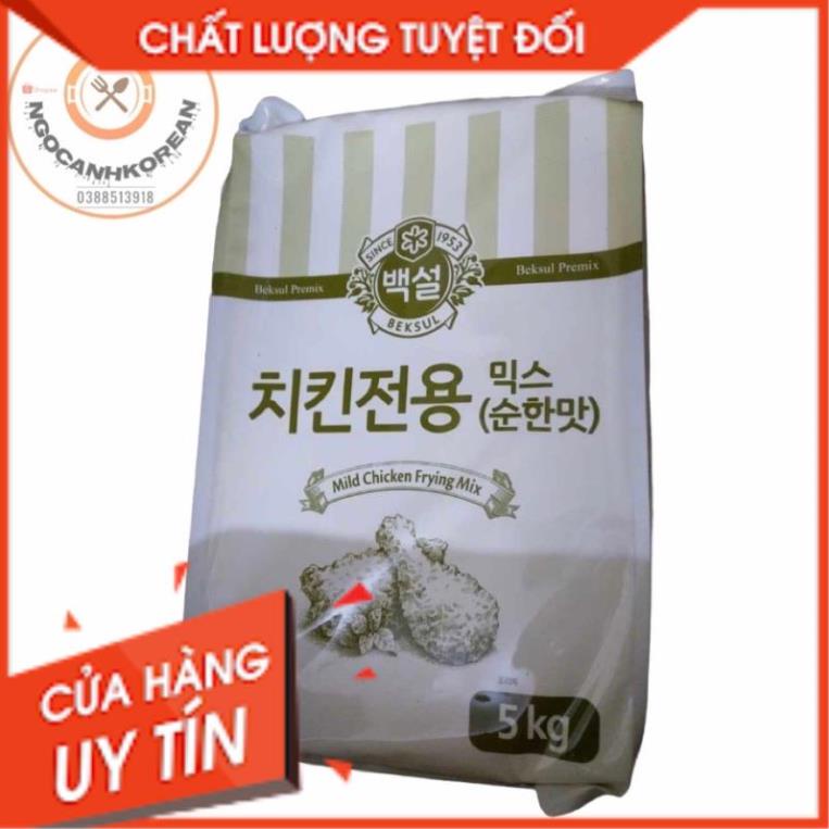 TỔNG BUÔN SIÊU RẺ> Bột chiên gà 5kg kfc không cay cho nhà hàng/ quán ăn Hàn Quốc Beksul CJ/ Chungwoo
