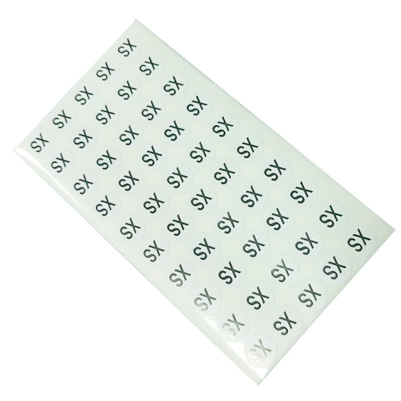 Set 1000 tem dán size số Kích cỡ quần áo, tem tròn đường kính 1,5cm