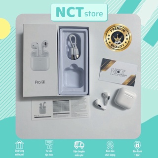 Tai nghe Bluetooth Air Pro 4 Bản PREMIUM | Đổi tên | Định vị | Âm thanh hay | Cảm ứng nhạy | Bảo hành đổi mới yun.shop32