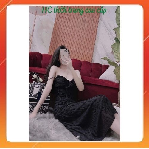ঔৣ  Đầm maxi đi biển _ Váy 2 dây dáng dài xoắn ngực siêu xinh