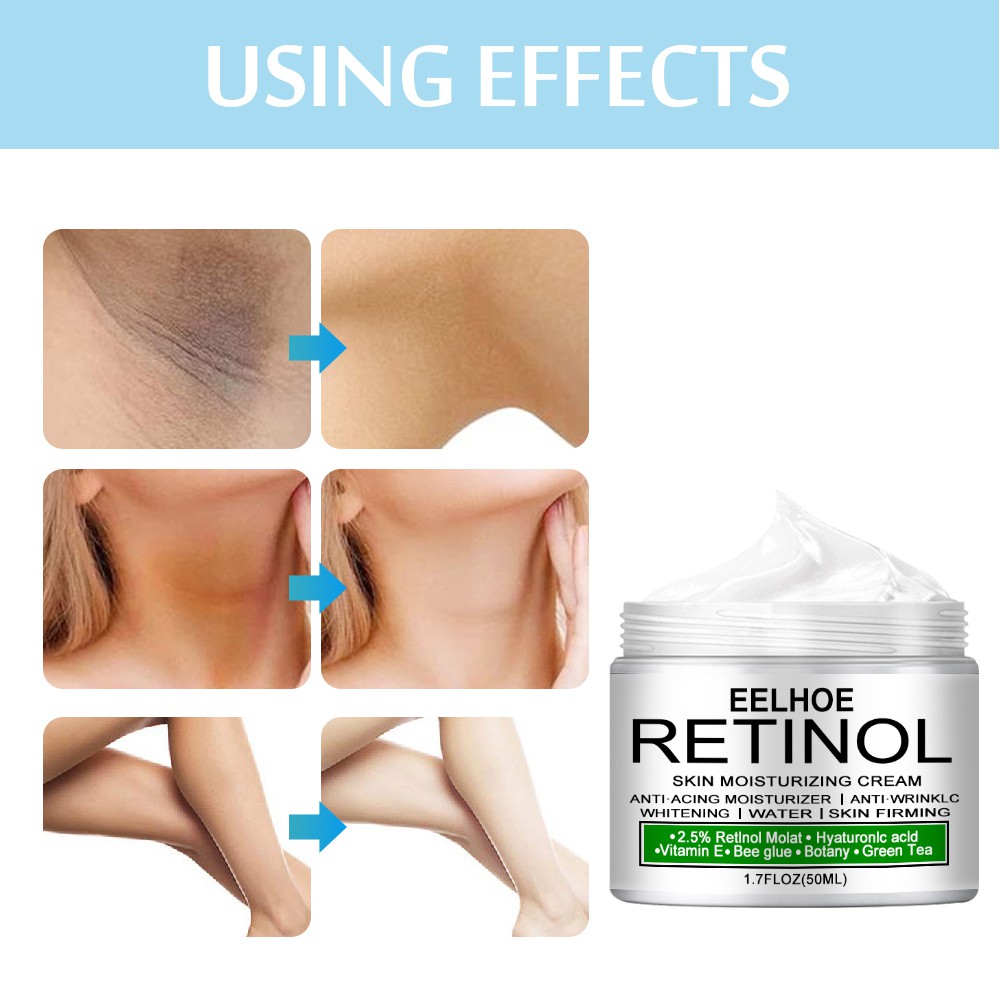 Kem retinol EELHOE làm trắng da dưới cánh tay/ đầu gối/ vùng bikini hiệu quả
