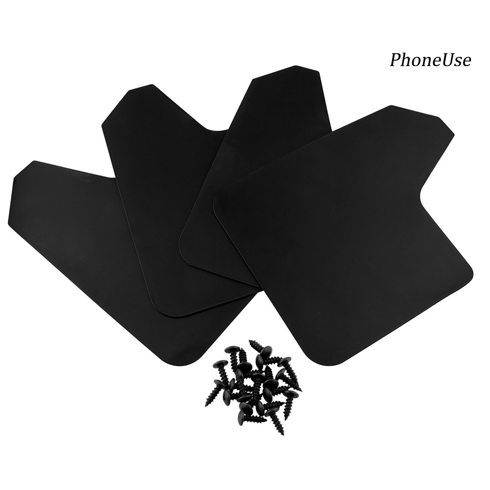 FENDER Pu Bộ 4 Miếng Chắn Bùn Cho Xe Ô Tô