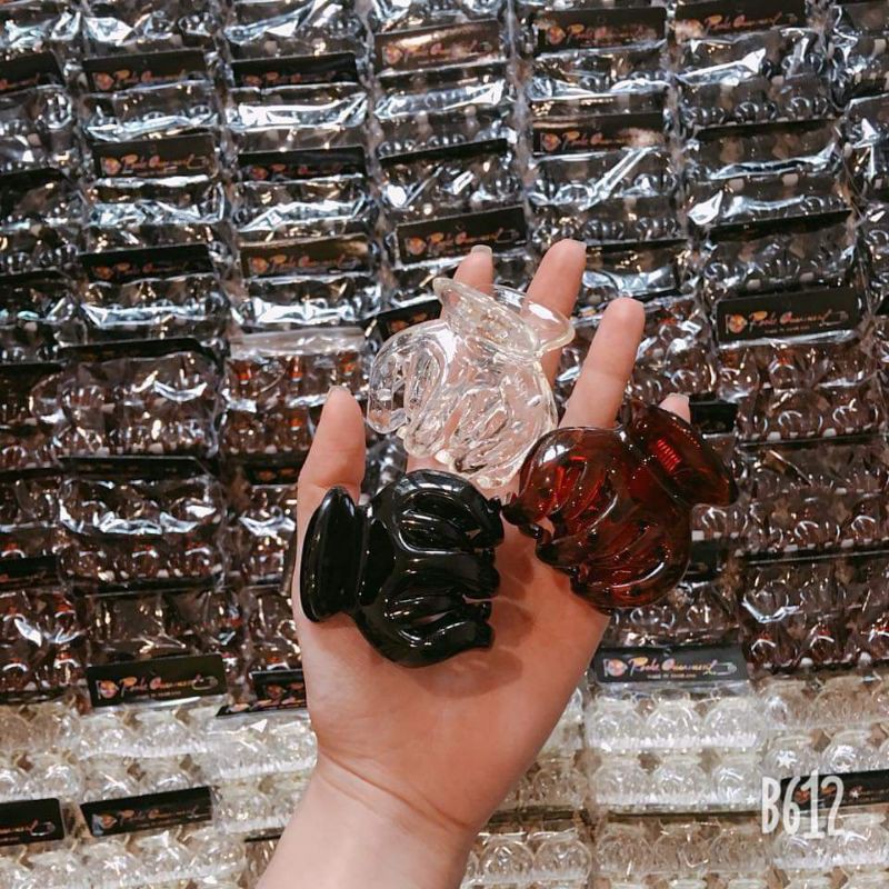 Set kẹp càng cua Thái Lan set 6 cái full đen