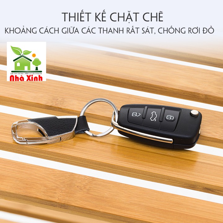 Tủ treo quần áo hình thang - Tủ mắc quần tre chắc chắn bản mới nhất KT : 140 x 130 x 40 cm ( Màu Vàng, Màu Nâu ) | BigBuy360 - bigbuy360.vn