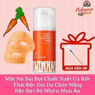 🥕mặt nạ sủi bọt cà rốt thải bụi bẩn detox sạch sáng da carrot bubble cleansing mask🥕