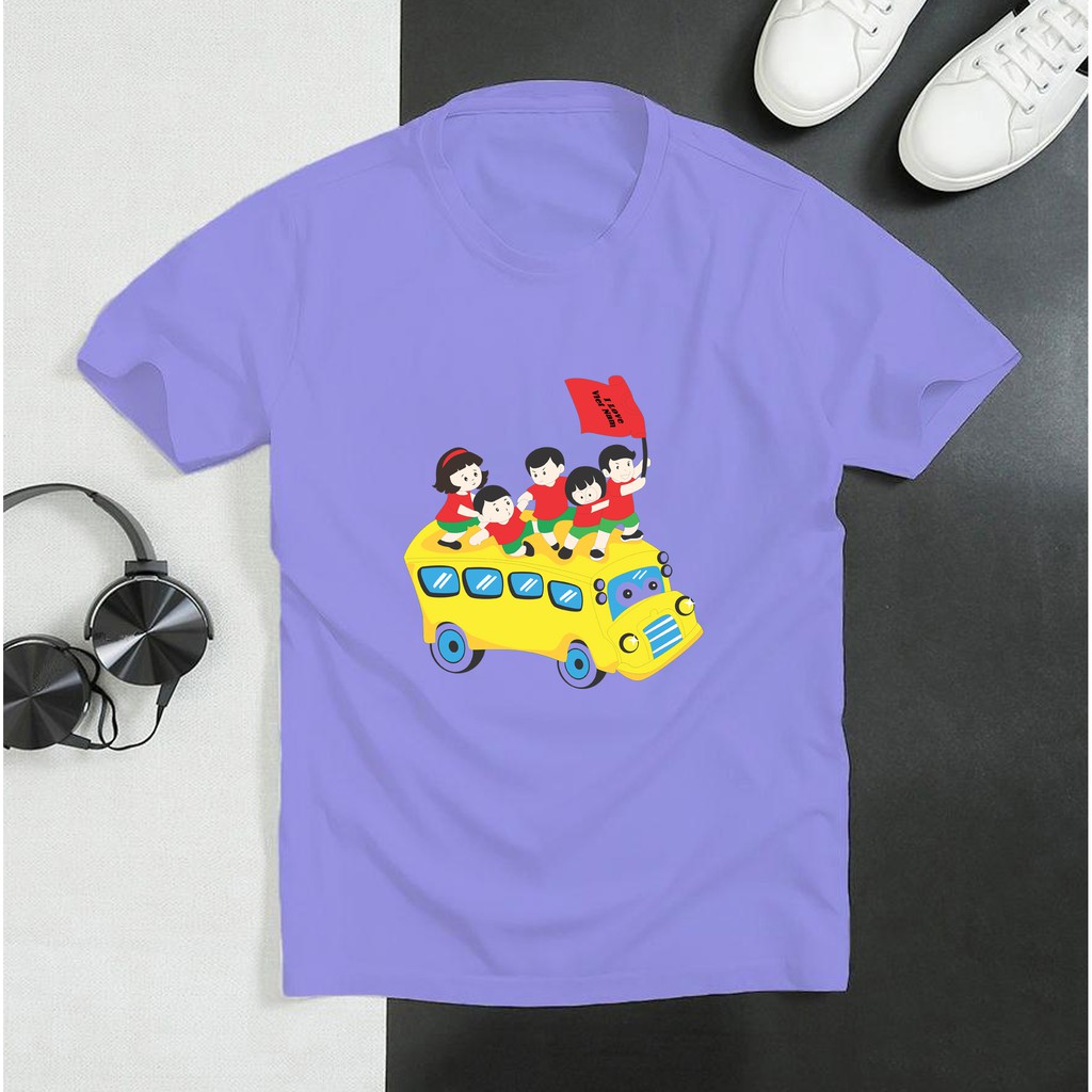 Áo thun nam nữ in hình thời trang Everest KM32