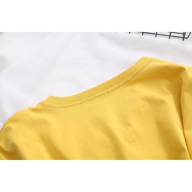 Áo Phông Nữ Đẹp ⚡FREESHIP⚡ Áo thun nữ croptop form rộng chất vải đẹp, thun cotton 4 chiều, mịn, mát, không bị xù M73 | BigBuy360 - bigbuy360.vn