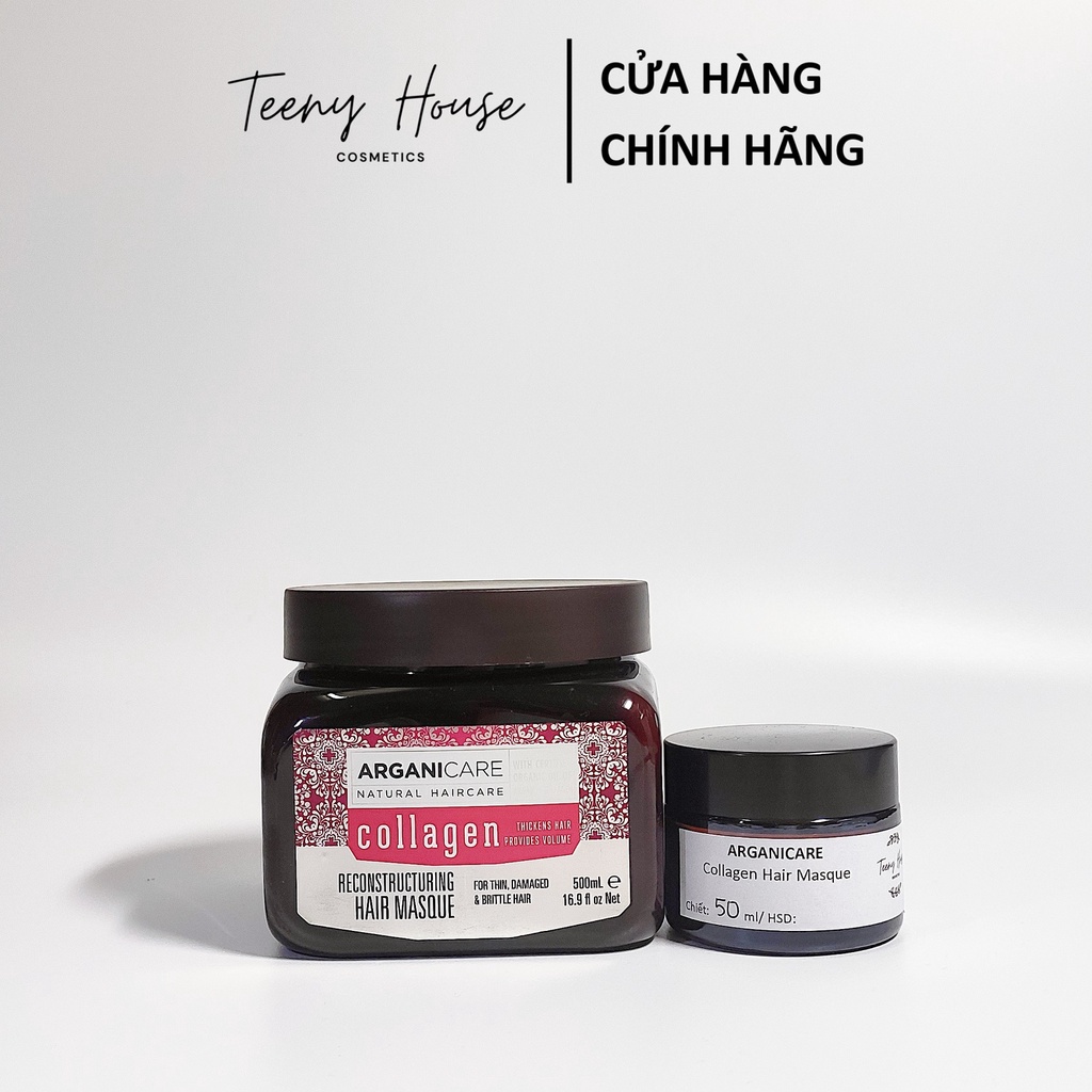 Kem ủ tóc hấp dầu Arganicare Pháp - Collagen Hair Masque