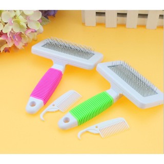 Lược chải lông cho chó mèo cán su