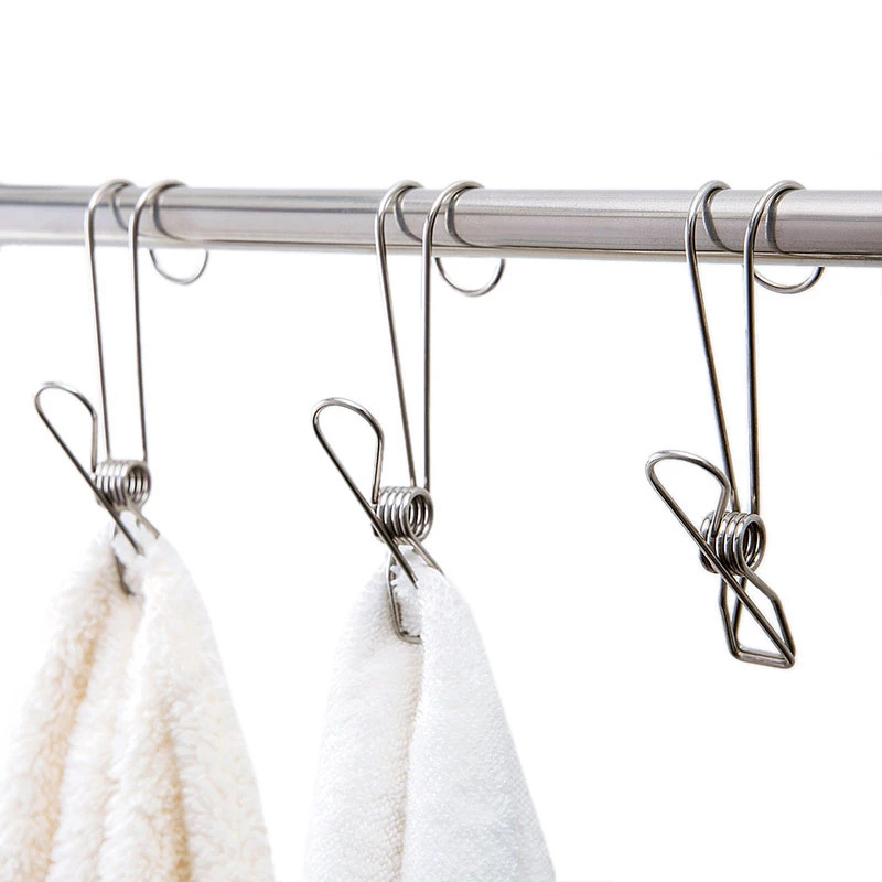 Kẹp phơi quần áo bằng thép không gỉ thiết kế đa chức năng