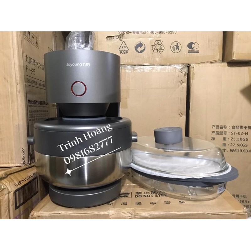 "CHÍNH HÃNG' NỒI CƠM ĐIỆN HƠI NƯỚC TÁCH ĐƯỜNG ĐA NĂNG CAO CẤP JOYOUNG S5 + kHAY HẤP THỦY TINH