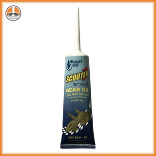 Nhớt hộp số (dầu láp) xe tay ga cao cấp Emat Oil Scooter1 Gear Oil 120ml - Phụ tùng xe máy Long Hương