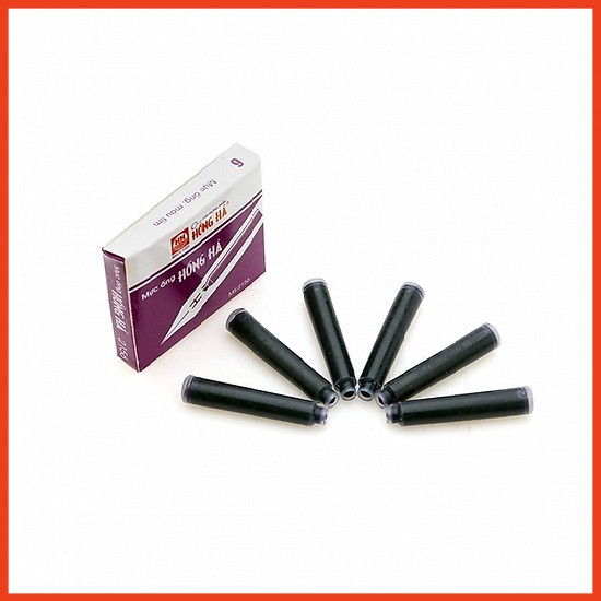 Ống Mực Bút Máy 😍FREESHIP😍 Hộp Mực Ống Hồng Hà ( 60 ống /hộp )
