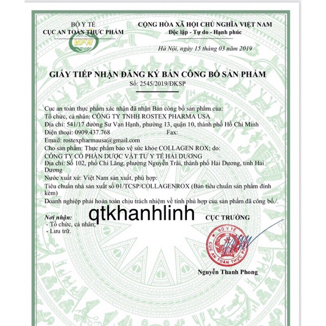 Viên uống đẹp da Collagen Rox - giảm nám, sạm da, tàn nhan, tăng cường nội tiết tố nữ, chống lão hoá da