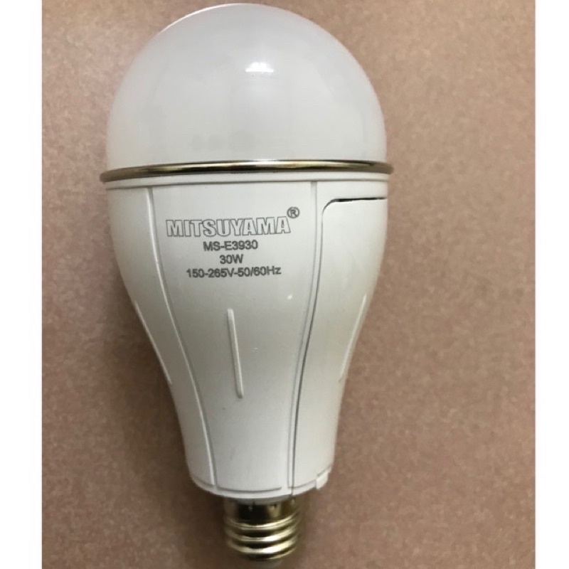 Bóng tích điện MITSUYAMA hàng 2 pin siêu sịn đuôi xoáy e27