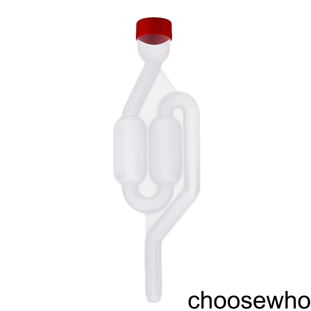[CHOO] Homebrew Wine Fermentation Airlock Valve Plastic One-Way Exhaust Water Seal Bubble Grommet Beer Brewing Tool