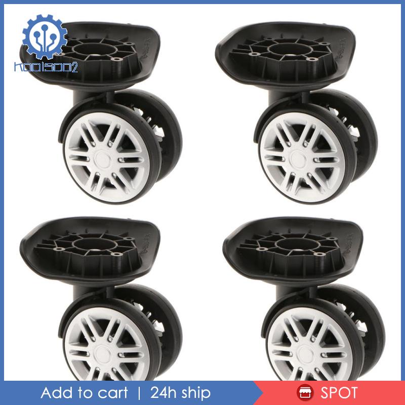 Set 4 Bánh Xe Hành Lý YJ-002 Màu Đen Thay Thế Tiện Dụng Koolsoo2