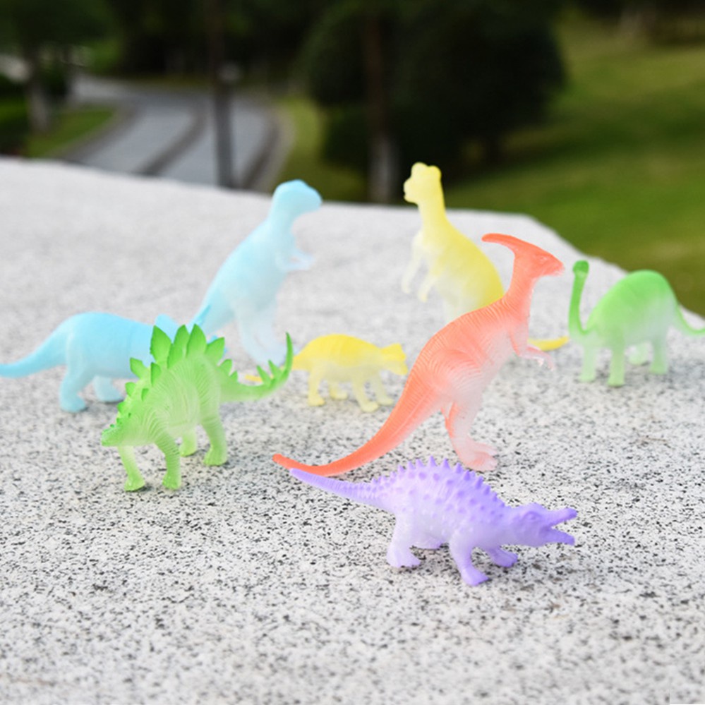 Đồ chơi mô hình bộ 6 khủng long Dinosaurs World dạ quang phát sáng trong tối nhiều mẫu