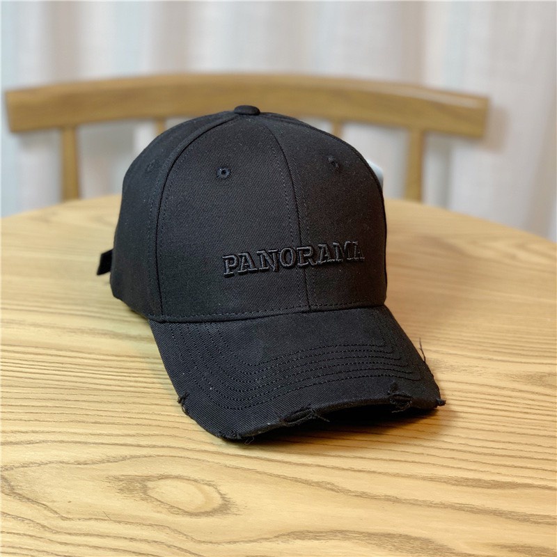 Mua Mũ lưỡi trai rách ️ Nón thêu chữ PANORAMA phong cách Ulzzang form ...