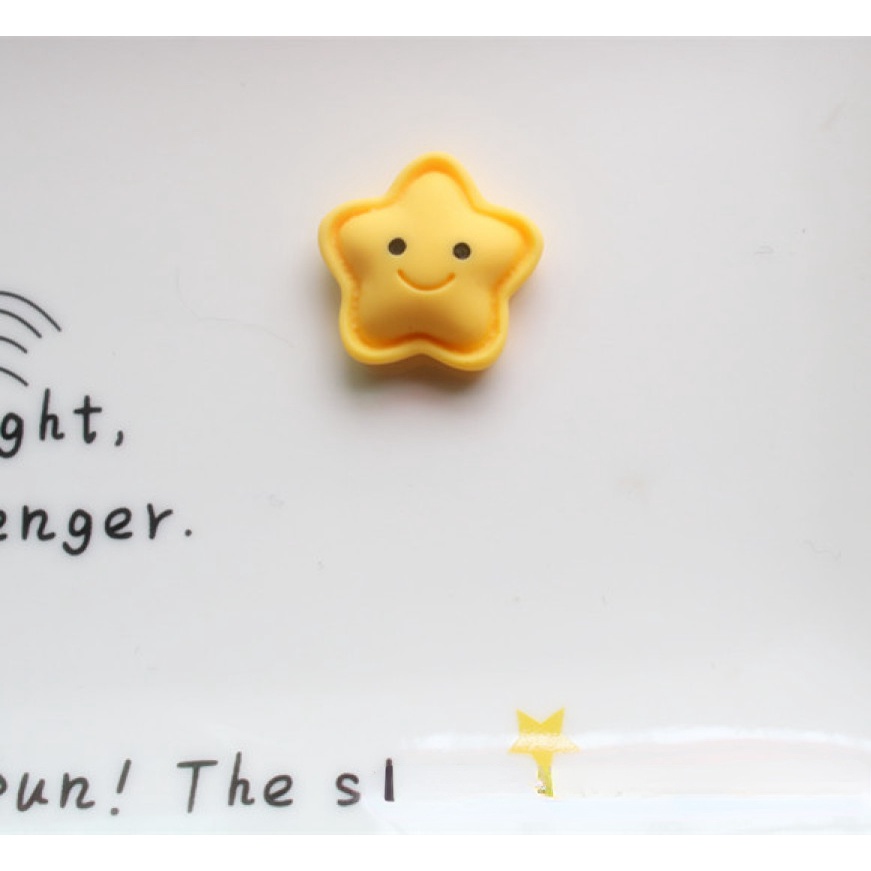 Set 10 Phụ Kiện Trang Trí Điện Thoại/Kẹp Tóc/Kẹp Tóc Hình Đám Mây/Ngôi Sao/Cầu Vồng Xinh Xắn